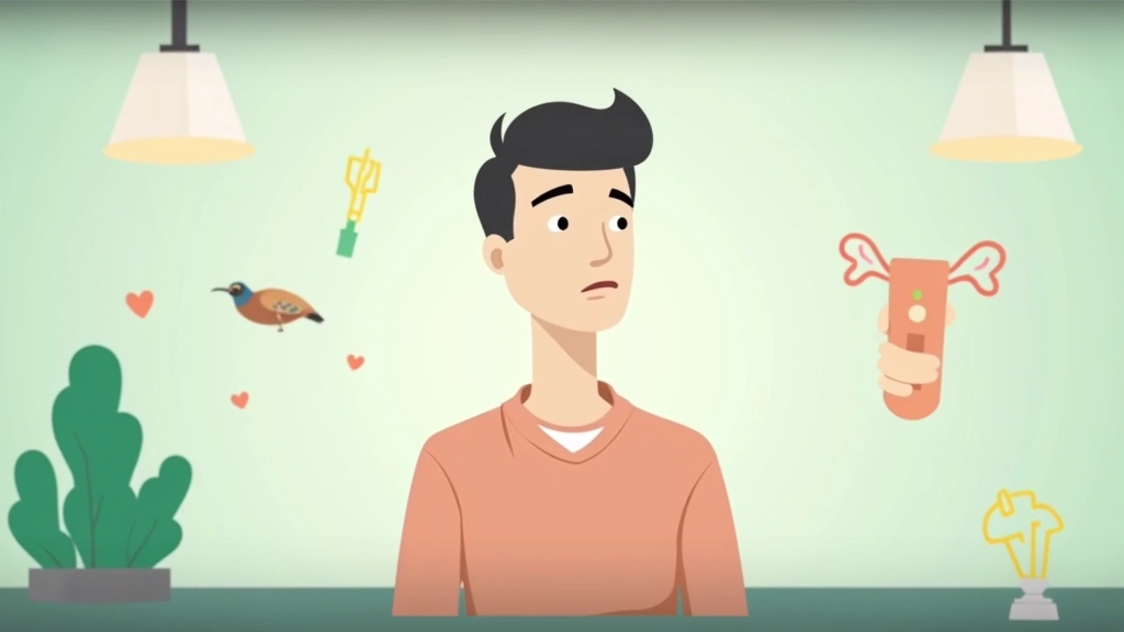 Screenshot di un video esplicativo professionale con animazione di metafora visiva
